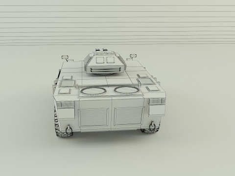 Armored vehicle AVC Mk2 Model 3D