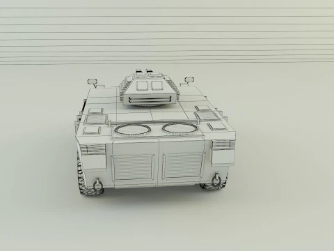 Armored vehicle AVC Mk2 3D Model