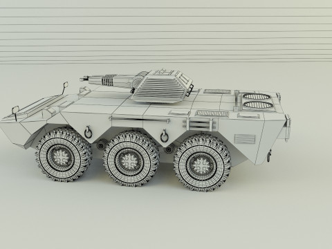 Armored vehicle AVC Mk2 Model 3D