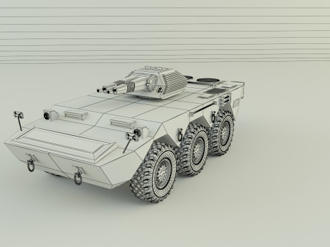 Armored vehicle AVC Mk2 Model 3D