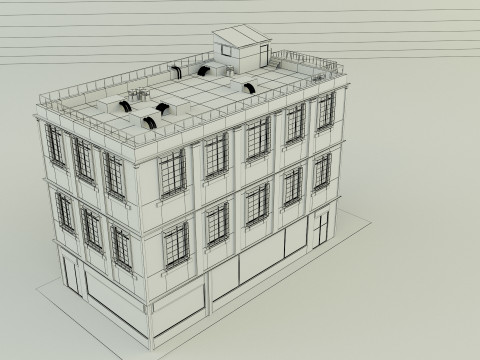 Green building 65 Model 3D