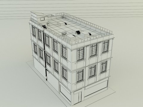 Green building 65 Model 3D