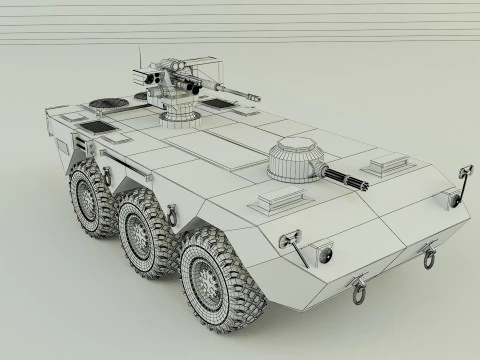 Armored vehicle 3D Model