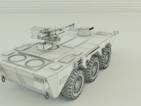 Armored vehicle 3D Model