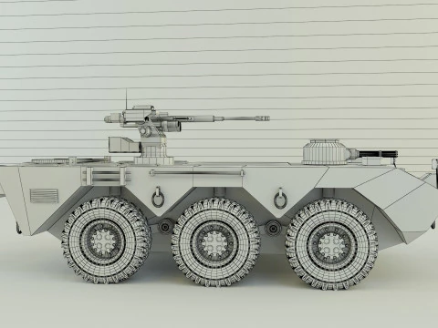 Armored vehicle 3D Model