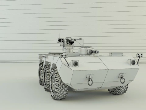 Armored vehicle 3D Model