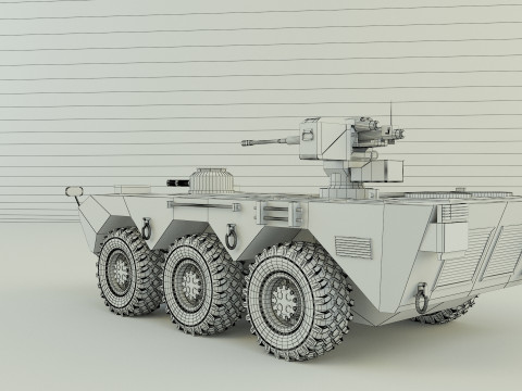 Armored vehicle Modelo 3D