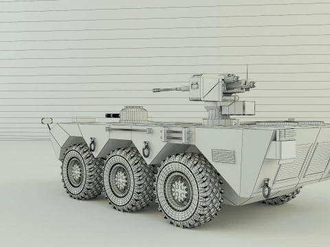 Armored vehicle 3D Model