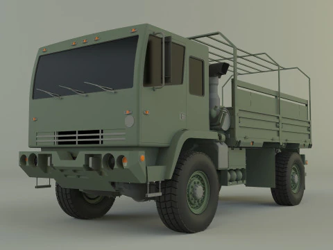 Caminh&atilde;o de carga militar M1078 4X4 Modelo 3D