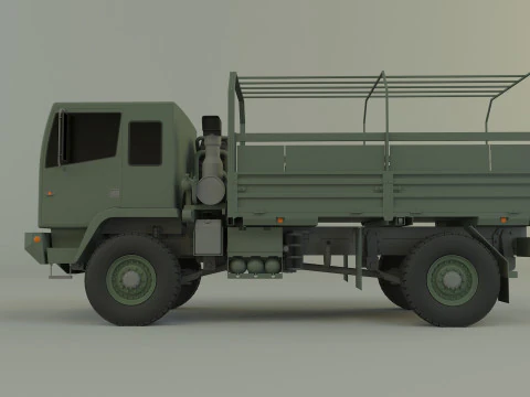 M1078 4X4 military cargo truck 3D Model