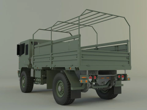 M1078 4X4 military cargo truck 3D Model