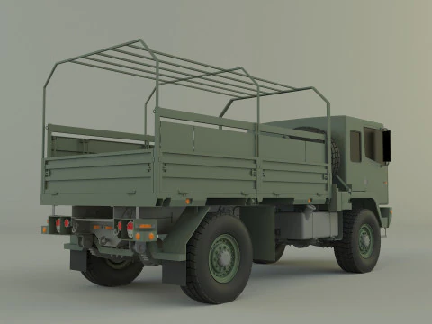 M1078 4X4 military cargo truck 3D Model