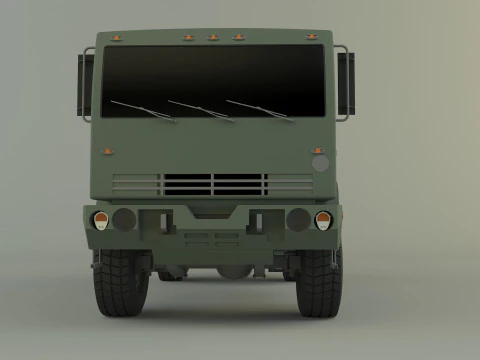 M1078 4X4 military cargo truck 3D Model