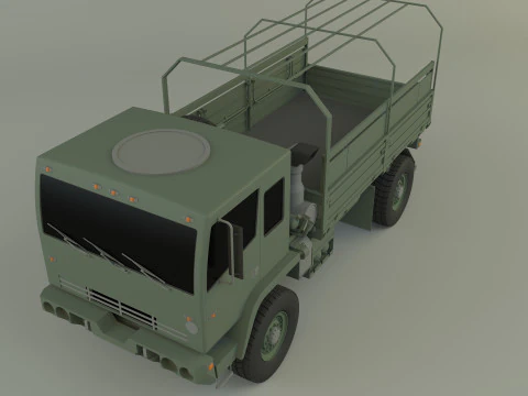 M1078 4X4 military cargo truck 3D Model
