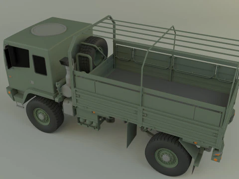 M1078 4X4 military cargo truck 3D Model