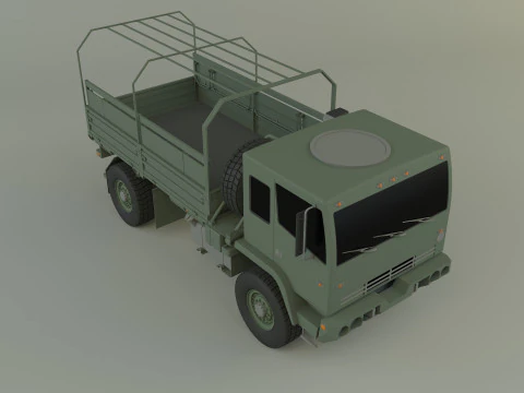 M1078 4X4 military cargo truck 3D Model