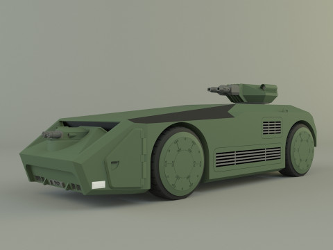Aliens M577 APC vehicle Modelo 3D