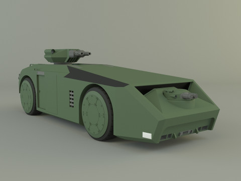 Aliens M577 APC vehicle 3D Модель