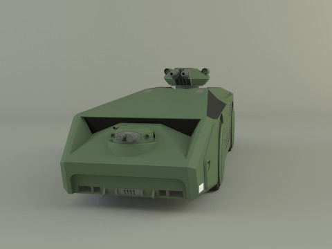 Aliens M577 APC vehicle 3D Модель