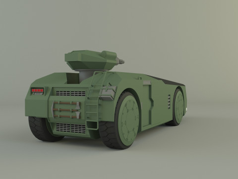 Aliens M577 APC vehicle 3D Модель