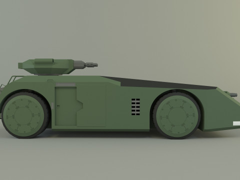 Aliens M577 APC vehicle 3D Модель