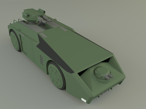 Aliens M577 APC vehicle 3D Модель
