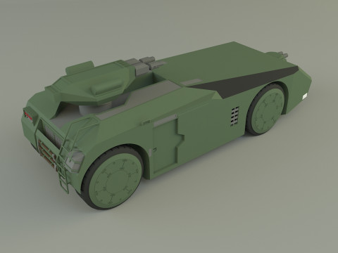 Aliens M577 APC vehicle 3D Модель