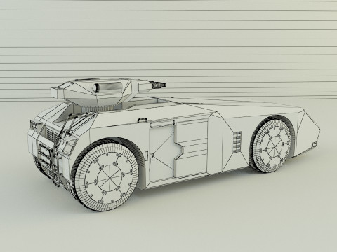 Aliens M577 APC vehicle 3D Модель