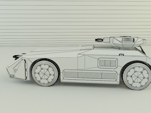 Aliens M577 APC vehicle 3D Модель