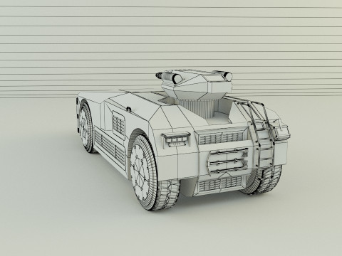 Aliens M577 APC vehicle 3D Модель