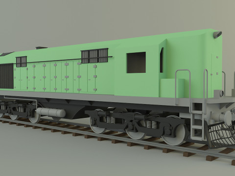 Train locomotive model Modello 3D