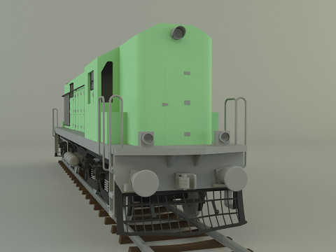 Train locomotive model Modello 3D