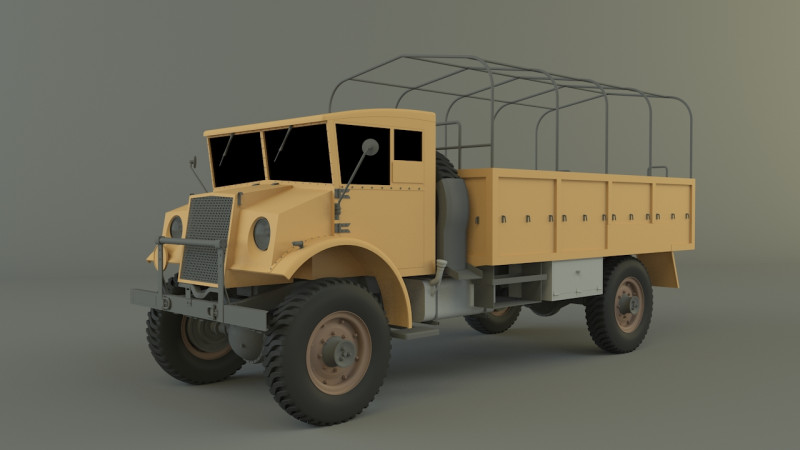 CMP C60L GS truck 3D-Modell .c4d .max .obj .3ds .fbx .stl .blend