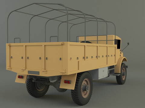 CMP C60L GS truck 3D-Modell