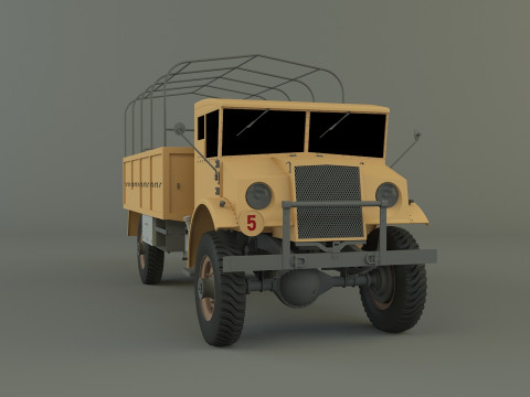 CMP C60L GS truck 3D-Modell