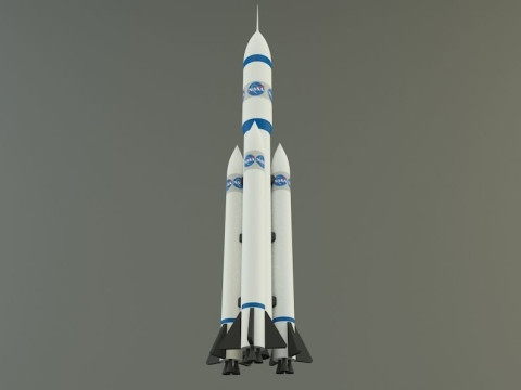 Space rocket Modèle 3D