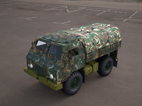 Tam-110-military truck Modèle 3D