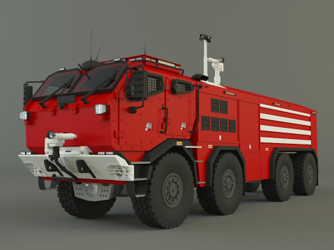 Titan Fire Truck Modèle 3D