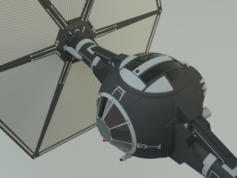 TIE-fighter spacecraft Modèle 3D
