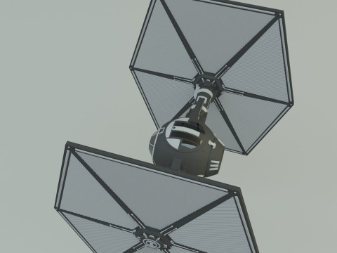 TIE-fighter spacecraft Modèle 3D