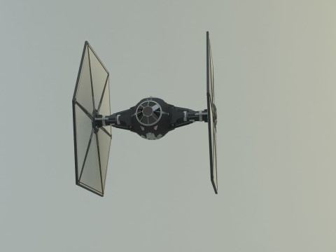 TIE-fighter spacecraft Modèle 3D