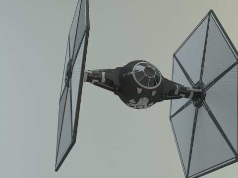 TIE-fighter spacecraft Modèle 3D