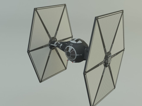 TIE-fighter spacecraft Modèle 3D