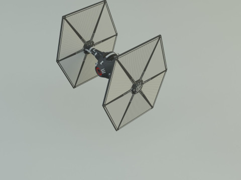 TIE-fighter spacecraft Modèle 3D