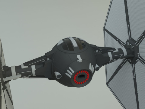 TIE-fighter spacecraft Modèle 3D