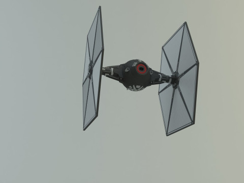 TIE-fighter spacecraft Modèle 3D