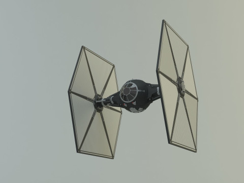 TIE-fighter spacecraft Modèle 3D