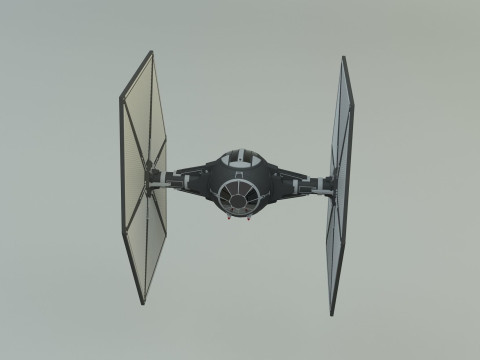 TIE-fighter spacecraft Modèle 3D