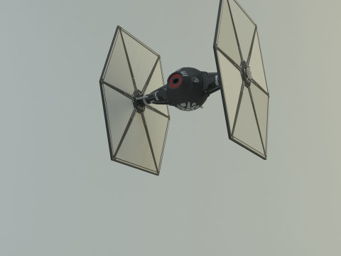 TIE-fighter spacecraft Modèle 3D