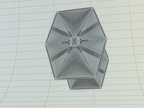 TIE-fighter spacecraft Modèle 3D